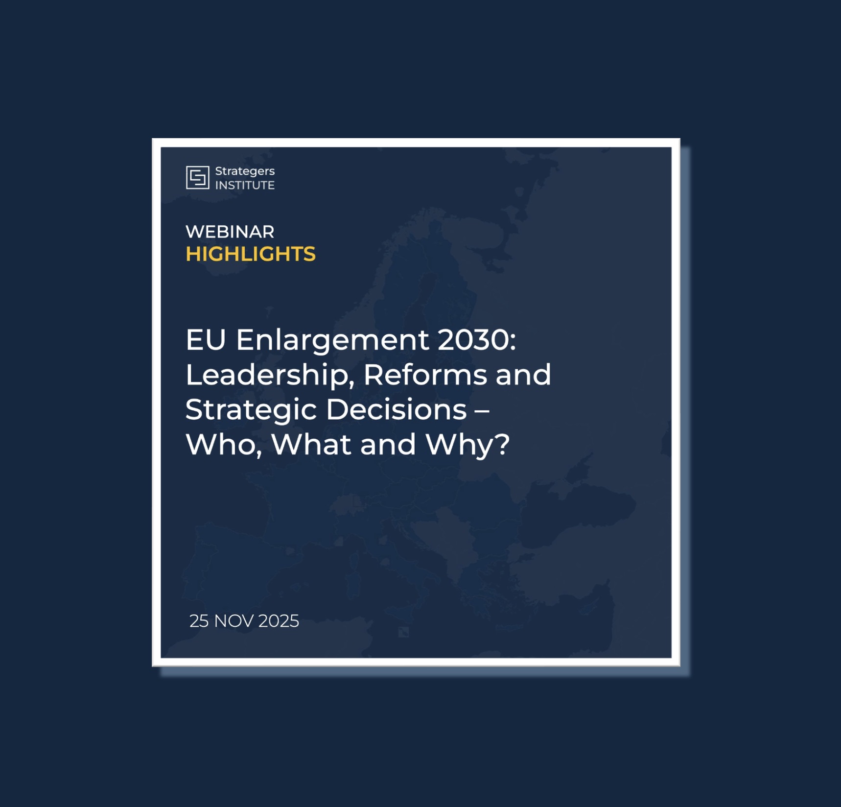 Webinar Highlights: EU Enlargement 2030