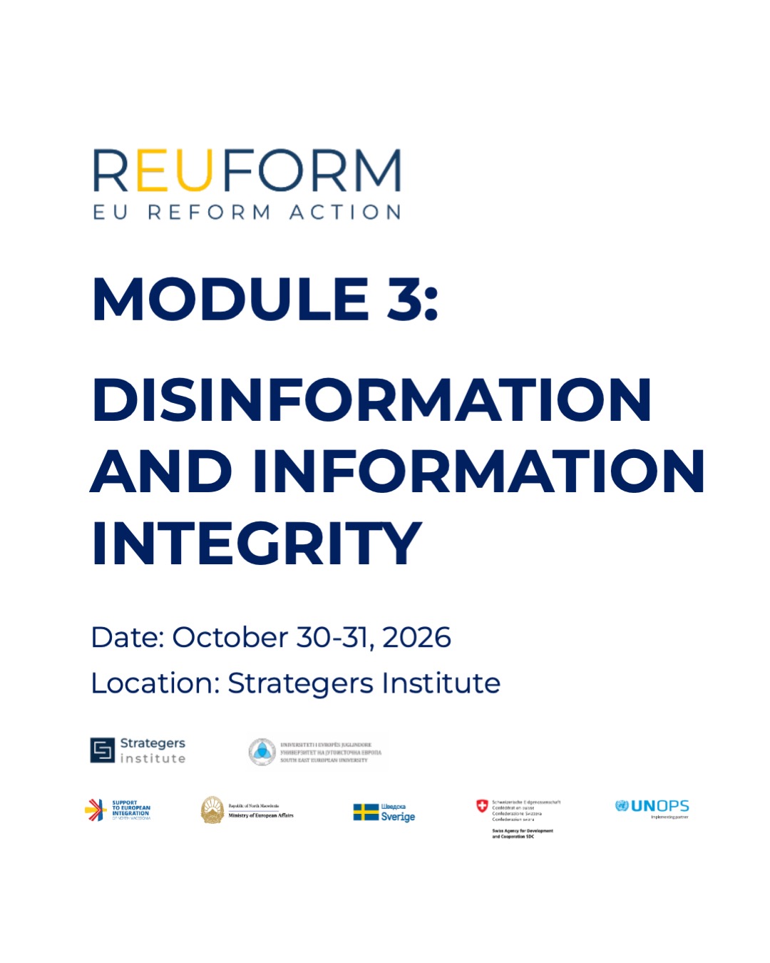 Module 3: Disinformation and Information Integrity
